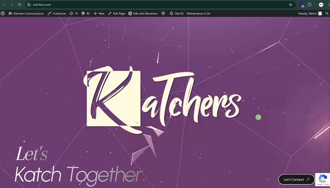 Katchers Communication - E-commerce store with custom Shopify theme
